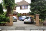 Driveway constructed using Clasico deco paver's set at 45 degree to property New brick pillars built with reinforcement for drive gates