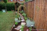 Sensory garden installed at childrens nursery and planted out to allow children to learn more about sight, sound, feel and smell 