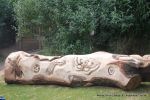 This mighty oak trunk was given a new lease of life with a beautifully carving of a woodland wildlife scene for the children of a school nursery to enjoy for many generations to come.