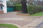 Natural stone brick walls with crease tile to finish