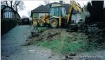 Before: Old concrete driveway broken out and removed from site