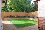 Curved brick planter wall using old stock bricks with single bull nose capping