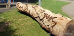 This mighty oak trunk was given a new lease of life with a beautifully carving of a woodland wildlife scene for the children of a school nursery to enjoy for many generations to come.