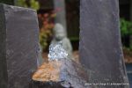 Slate obelisk water feature 