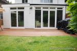 Softwood decking stained to look like expensive Hardwood decking 