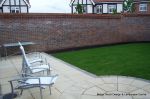 Marshalls Saxon patio with feature circle